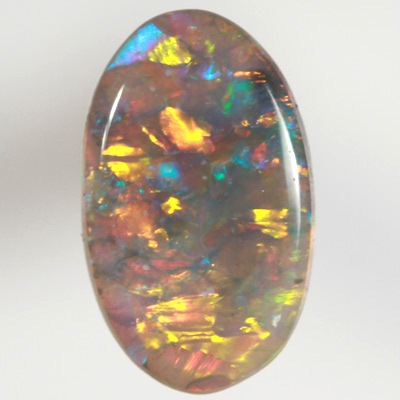 SOLID SEMI BLACK OPAL Bright golden sparkles with a touch of red and blue